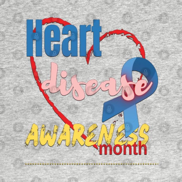 Heart disease awareness month by TeeText